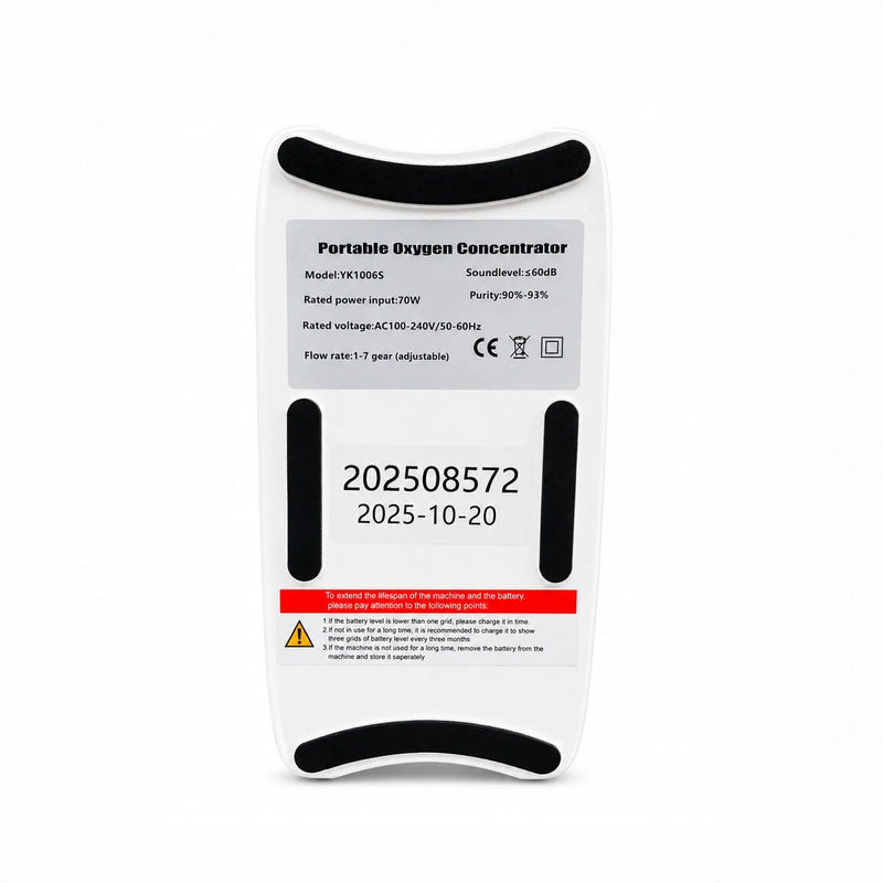 USB-C Rechargeable Battery for 1-7L/Min Portable Oxygen Concentrator