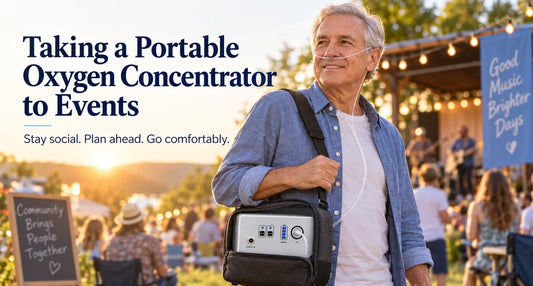 Taking a Portable Oxygen Concentrator to Events