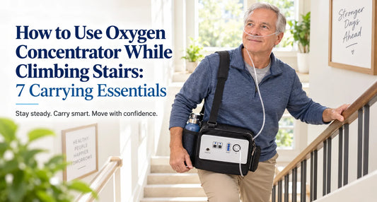 How to Use Oxygen Concentrator While Climbing Stairs
