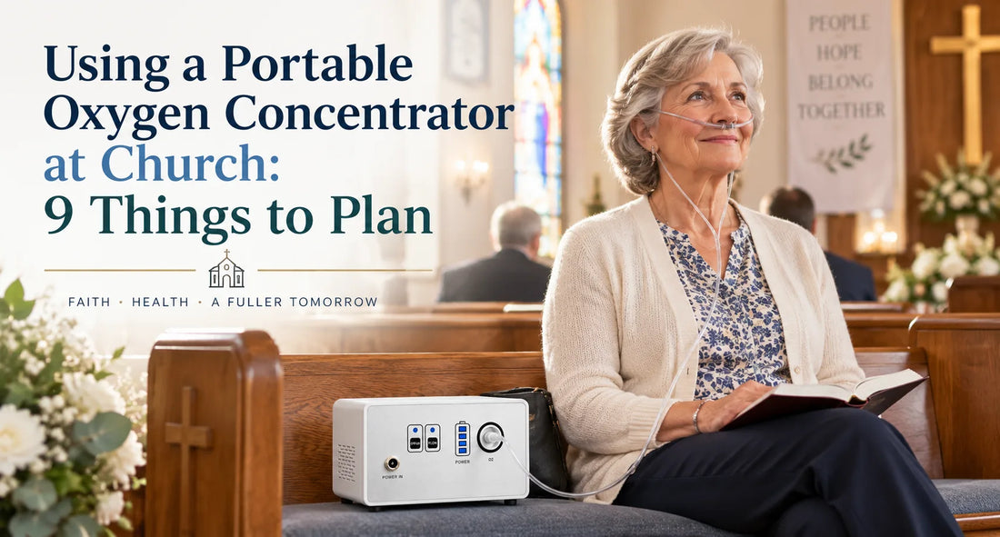 Using a Portable Oxygen Concentrator at Church