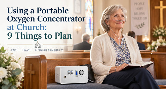 Using a Portable Oxygen Concentrator at Church