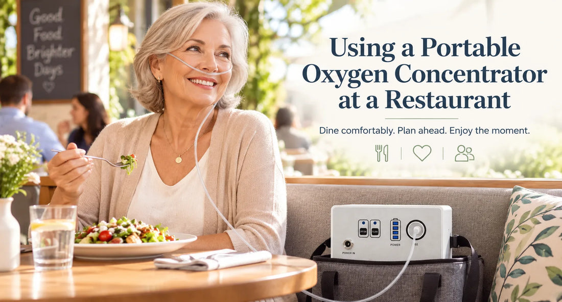 Using a Portable Oxygen Concentrator at a Restaurant