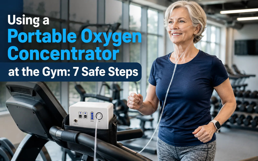 Using a Portable Oxygen Concentrator at the Gym