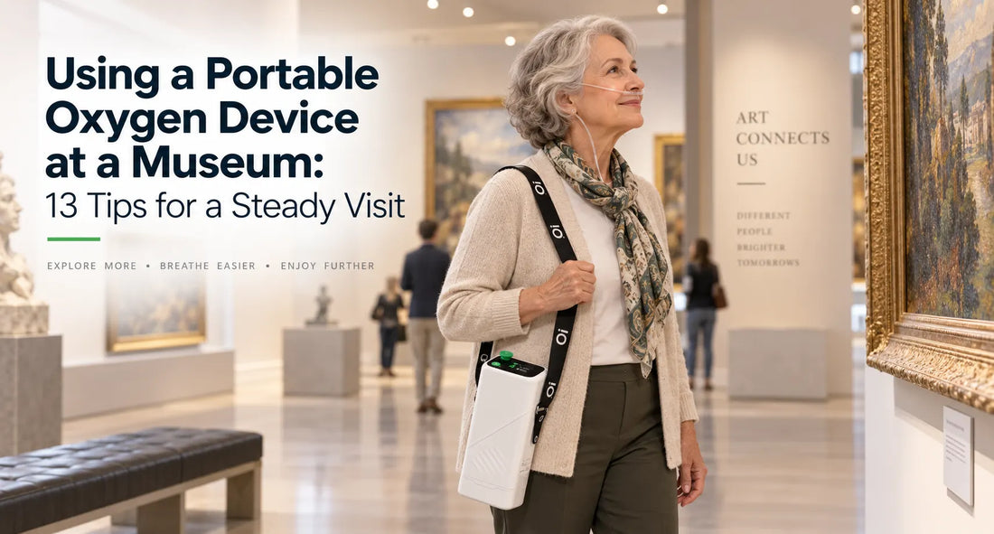 Using a Portable Oxygen Device at a Museum