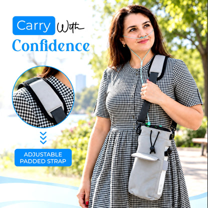 Protective Carry Bag for 1–5L Portable Oxygen Concentrator
