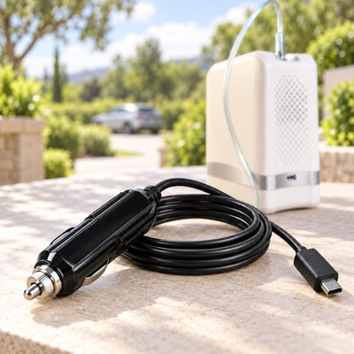 Car Charging Cable for 1-7L Portable Oxygen Concentrator