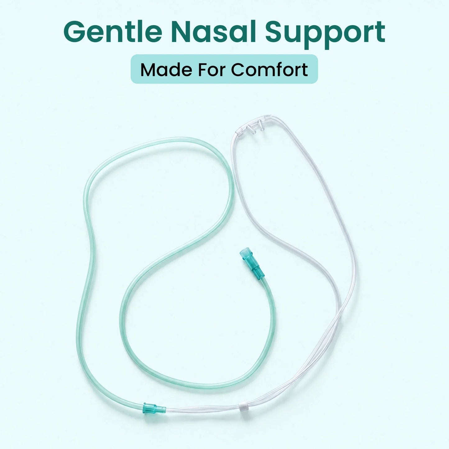 5 Pieces Nasal Cannulas For 1-3L/Min Portable Oxygen Concentrator | Soft PVC Tubing