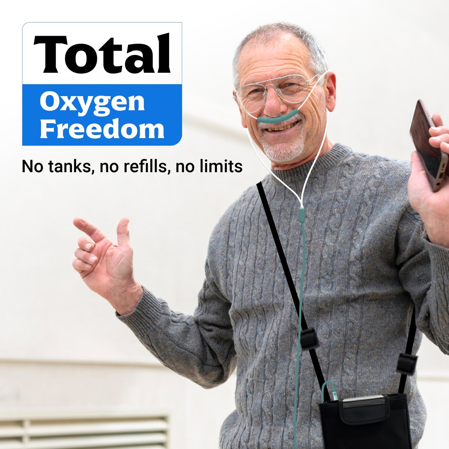 1-7L/Min Oxygen Concentrator Without Battery