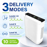 1-10L Portable Oxygen Concentrator for Home, Car & Travel | 90% ±6% O₂ Purity | Up to 12-Hour Battery Life