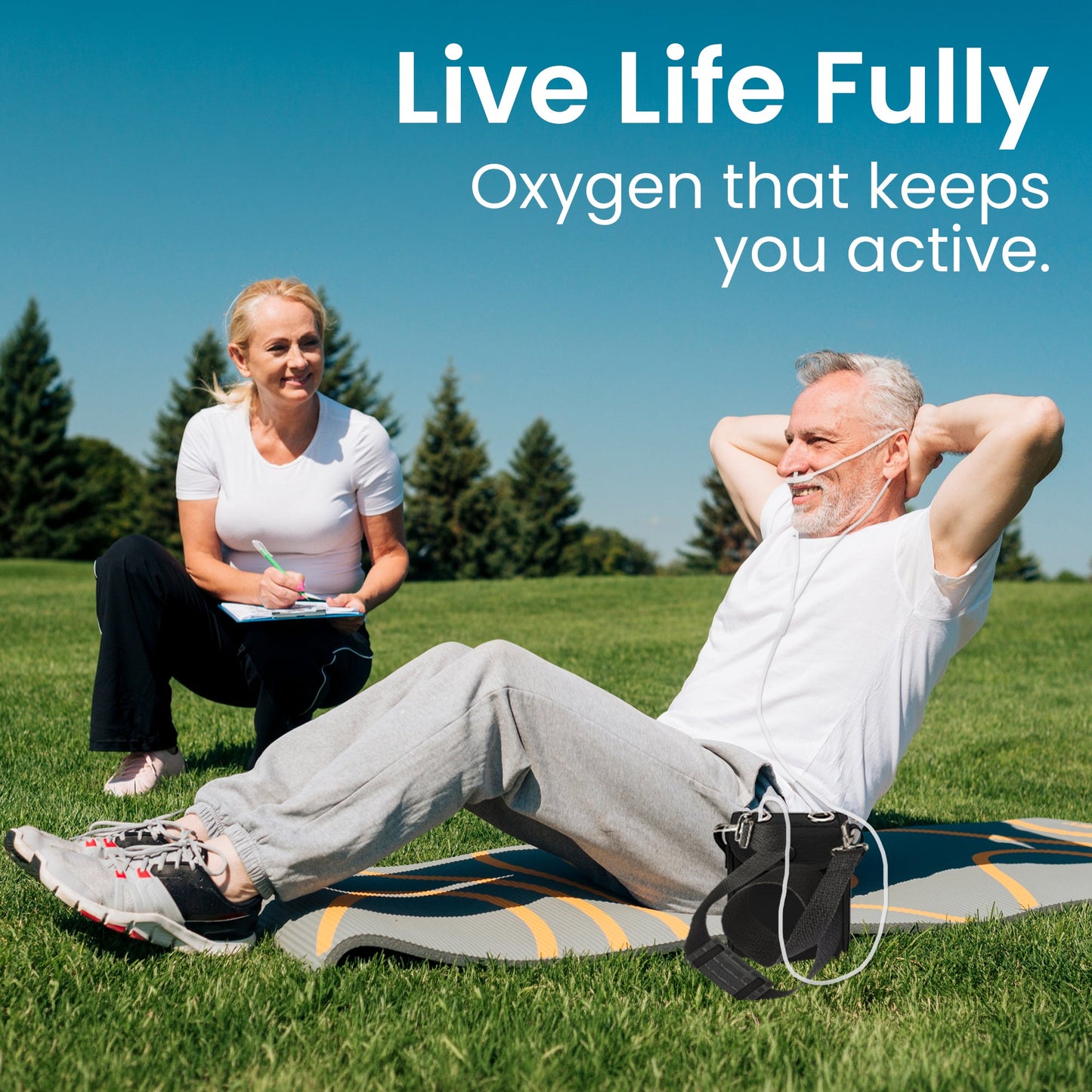 1-3L/Min Portable Oxygen Concentrator | 8-10 Hour Battery Life | Free Carry Bag