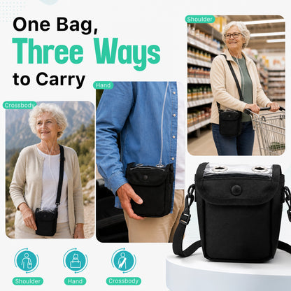 Ultra-Light 1-3L Portable Oxygen Device | 10-12 Hour Battery, Under 35dB, Free Carry Bag