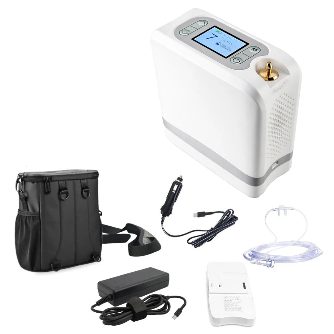 1-7L/Min Portable Smart Oxygen Concentrator – Adjustable Flow & Tank-Free!