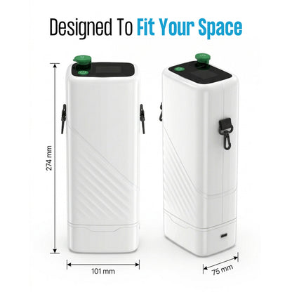 Portable 1-5L  Oxygen Concentrator | 95% Purity, 6400mAh Battery | ≤49dB Quiet | Free US Shipping