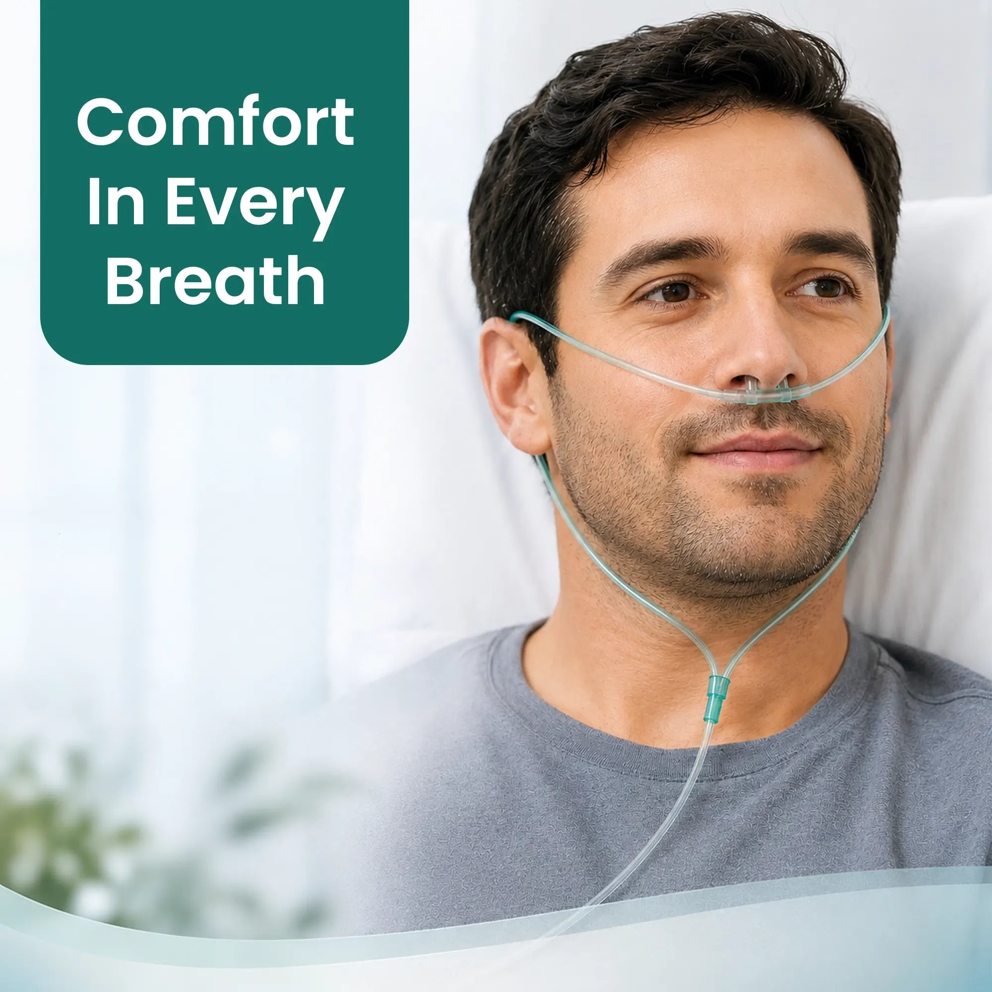 5 Pieces Nasal Cannulas For 1-3L/Min Portable Oxygen Concentrator | Soft PVC Tubing