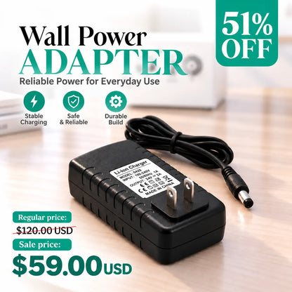 Wall Adapter For 1-3L/Min Portable Oxygen Concentrator | 4.2V Li-ion Charger
