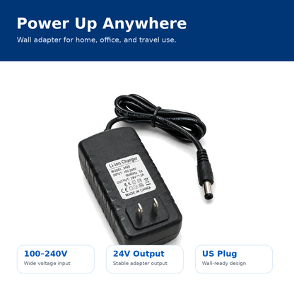 Wall Adapter For 1-3L/Min Portable Oxygen Concentrator | 4.2V Li-ion Charger